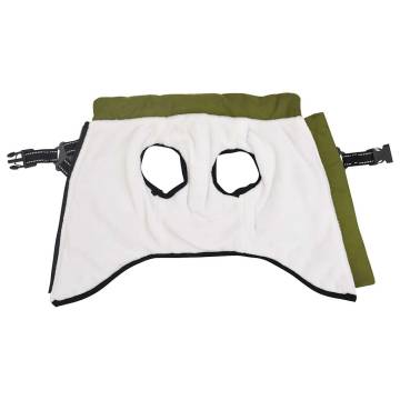 Waterproof Reflective Dog Coat with Harness - Army Green L