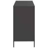 Elegant Black Sideboard - Cold-Rolled Steel, 101.5x39x73.5 cm