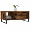 Elegant Smoked Oak Coffee Table - 90x50 cm | Hipomarket