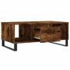 Elegant Smoked Oak Coffee Table - 90x50 cm | Hipomarket