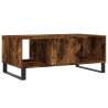 Elegant Smoked Oak Coffee Table - 90x50 cm | Hipomarket