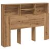 Headboard Cabinet Artisan Oak - Stylish Storage Solution