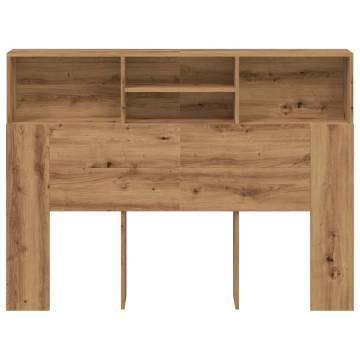 Headboard Cabinet Artisan Oak - Stylish Storage Solution