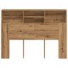 Headboard Cabinet Artisan Oak - Stylish Storage Solution