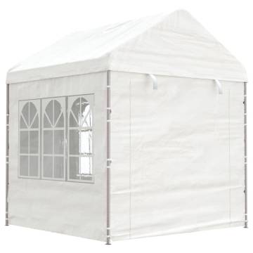 Gazebo with Roof White 2.28x2.23m for Outdoor Events | HipoMarket