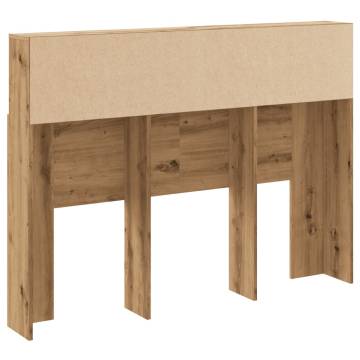 Headboard Cabinet Artisan Oak - Stylish Storage Solution