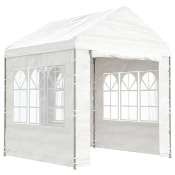 Gazebo with Roof White 2.28x2.23m for Outdoor Events | HipoMarket