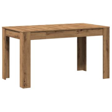 Artisan Oak Dining Table 140x74.5cm - Stylish & Durable