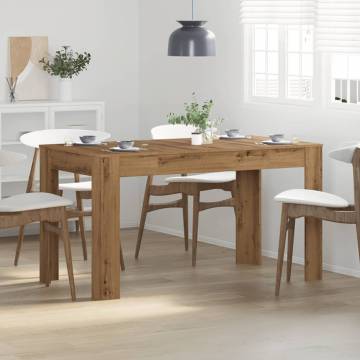 Artisan Oak Dining Table 140x74.5cm - Stylish & Durable