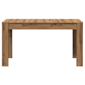 Artisan Oak Dining Table 140x74.5cm - Stylish & Durable