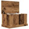 Storage Box Old Wood 70x40x38 cm - Durable Engineered Wood