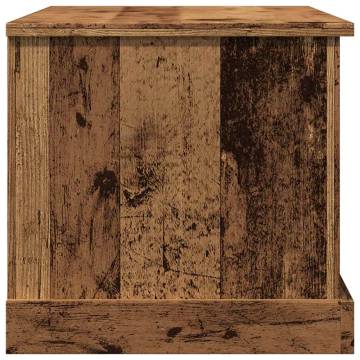 Storage Box Old Wood 70x40x38 cm - Durable Engineered Wood