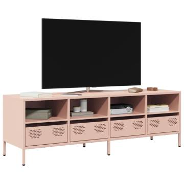 Stylish Pink TV Cabinet - 135x39x43.5 cm in Cold-rolled Steel