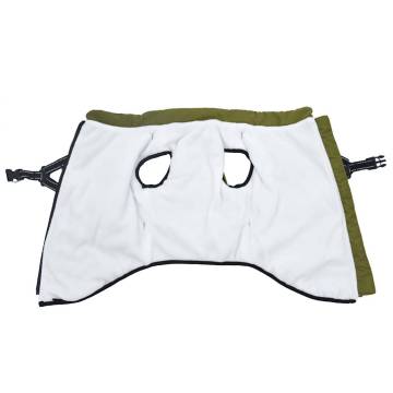 Waterproof Reflective Dog Coat with Harness - Army Green 5XL