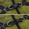 Dog Coat with Harness Waterproof Reflective - Army Green S