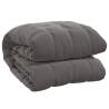 Weighted Blanket Grey 135x200 cm Single 6 kg - Hipomarket UK