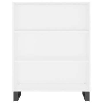 Stylish Highboard White 69.5x34x180 cm | Durable Storage Solution