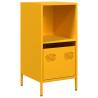 Mustard Yellow Steel Sideboard - Stylish Storage Solution