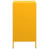 Mustard Yellow Steel Sideboard - Stylish Storage Solution