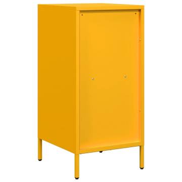 Mustard Yellow Steel Sideboard - Stylish Storage Solution