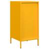 Mustard Yellow Steel Sideboard - Stylish Storage Solution