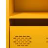 Mustard Yellow Steel Sideboard - Stylish Storage Solution