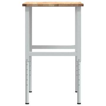 Solid Oak Workbench 80x60 cm | Durable & Stylish Design