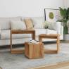 Nesting Tables Set - 3 pcs Artisan Oak Engineered Wood | Hipo Market
