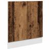 Dishwasher Panel Old Wood 60x1.5x67 cm - Durable Engineered Wood