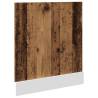 Dishwasher Panel Old Wood 60x1.5x67 cm - Durable Engineered Wood