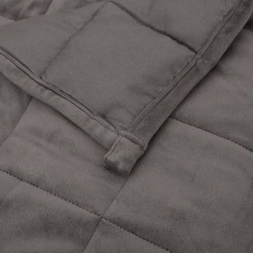 Weighted Blanket Grey 135x200 cm Single 6 kg - Hipomarket UK