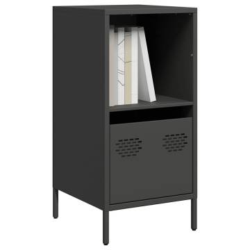 Stylish Black Sideboard - Cold-Rolled Steel | HipoMarket