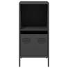 Stylish Black Sideboard - Cold-Rolled Steel | HipoMarket