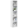  Bookcase High Gloss White 40x30x189 cm Engineered Wood Colour high gloss white Quantity in Package 1 Height 189 cm Width 40 cm 