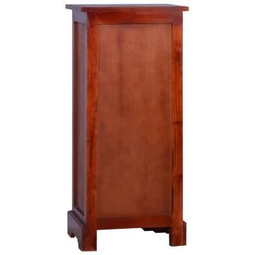 Stunning Solid Mahogany Chest of Drawers - 45x35x100cm