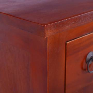 Stunning Solid Mahogany Chest of Drawers - 45x35x100cm