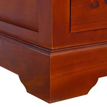 Stunning Solid Mahogany Chest of Drawers - 45x35x100cm