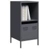 Stylish Anthracite Sideboard - Cold-Rolled Steel 35x39x73.5 cm