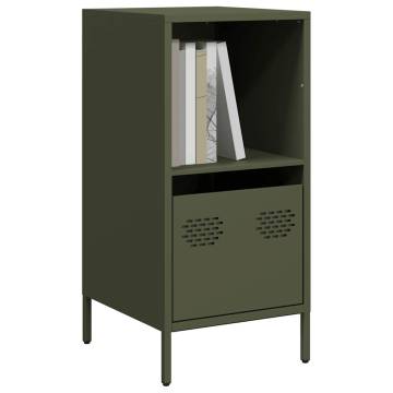 Olive Green Sideboard | Cold-Rolled Steel - 35x39x73.5 cm