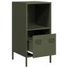 Olive Green Sideboard | Cold-Rolled Steel - 35x39x73.5 cm