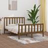 Bed Frame Honey Brown Solid Wood 150x200 cm King Size Colour honey brown Size 150 x 200 cm 