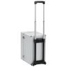 Pilot Trolley 47x39x27cm Silver Aluminium - Travel Convenience