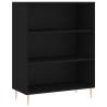 Stylish Highboard Black 69.5x34x180 cm Engineered Wood