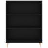 Stylish Highboard Black 69.5x34x180 cm Engineered Wood