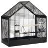 Beeztees Birdcage Yara Black | Stylish Metal Shelter for Birds