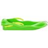 Durable Green Sledge with Brakes - 87x40x18 cm Polypropylene