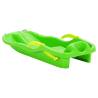 Durable Green Sledge with Brakes - 87x40x18 cm Polypropylene