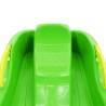 Durable Green Sledge with Brakes - 87x40x18 cm Polypropylene