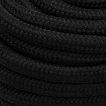 Durable Black Work Rope 20mm x 25m | Ideal for Home & Garden