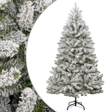 Flocked Snow 270cm Artificial Hinged Christmas Tree | HipoMarket